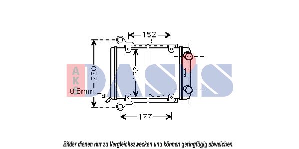 AKS DASIS Radiators, Motora dzesēšanas sistēma 480062N